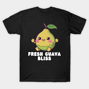 Cute Fresh Guava Bliss Design T-Shirt